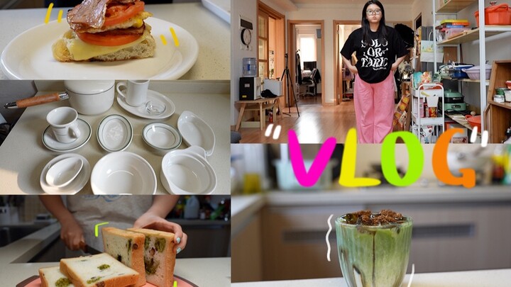 VLOG.118 | The Crazy Woman Who Loves Buying Tableware and Bread | Healthy Eating Routine
