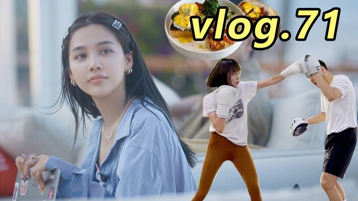 Phản ứng show hẹn hò｜Vlog tập gym giảm cân｜Đấm bốc thật là ngầu! Đổ mồ hôi xả stress!｜Golf｜wengmimi