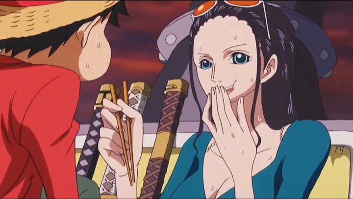 This must be why Robin spoils Luffy so much.