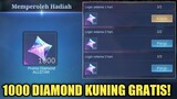 1000 DIAMOND KUNING GRATIS !! CUMA DI SURUH LOGIN ! EVENT PROMO DIAMOND ALL STAR
