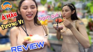 Á Hậu Tường Vi review ẩm thực Đầm Sen TRAI ĐẸP vây kín người đẹp chuyển giới tại Lô tô  Hương Nam