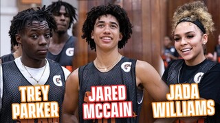 Trey Parker SHUTS DOWN Dunk Contest‼️😳 Jared McCain and Jada Williams Team Up In 2v2 🔥