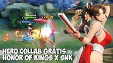 Hero Mai Shiranui Gratis! Di Event Collab Honor of Kings x SNK Hero Challenge