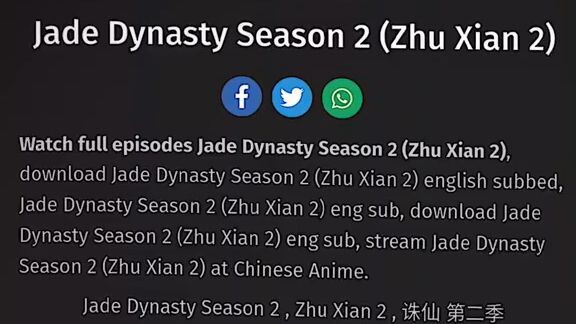 akhir nya Jade dynasty S2 RESMI RILIS TGL 24 FEBRUARI SABTU BESOK. AMPE LUMUTAN GW NUNGGU S2 NYA