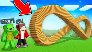 JJ and Mikey Found The ENDLESS DOOR in Minecraft Maizen!