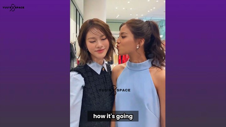 Bonnie wants to kiss Emi's cheek  A sweet moment between EmiBonnie at the Kate S