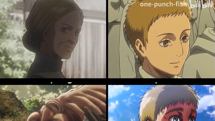 Characters that transform into Titans in Attack on Titan
