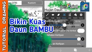 Cara membuat brush daun bambu di ibis paint x