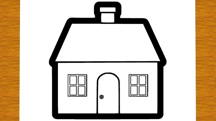 BELAJAR MELUKIS RUMAH | Lukisan yang senang