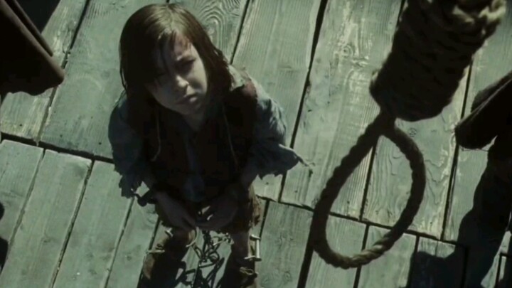 The opening cut of Pirates of the Caribbean 3 is shocking. The little boy sang a pirate song before 