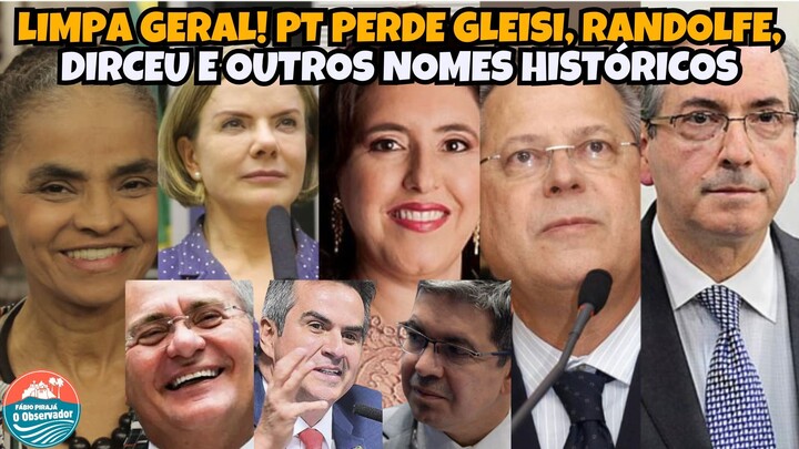 GLEISI, RANDOLFE, DIRCEU E HADDAD A DERROTA DA VELHA GUARDA DA ESQUERDA