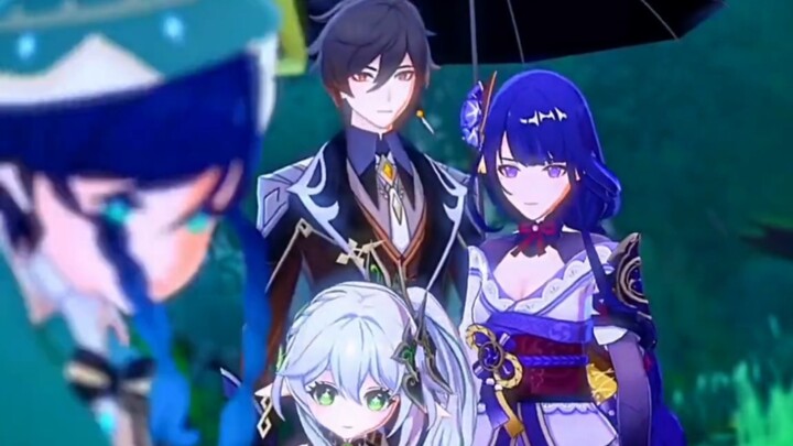 What will happen when the four gods meet?