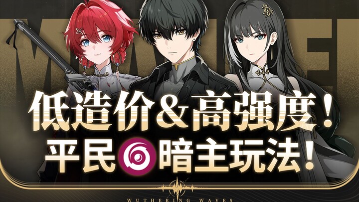 【鸣潮】暗主+丹瑾 真正玩法解锁！平民最低造价队伍 湮灭漂泊者使用指南