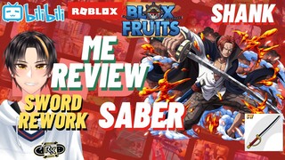 MeReview skill/jurus dari SWORD Saber milik SHANKS (BLOXFRUITS) #19