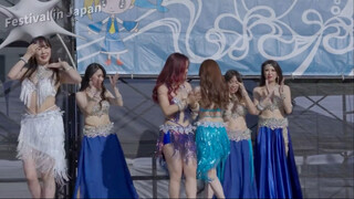 الليل ساحر وغامض، رقص البطن الياباني لا يعرف الشيخوخة!