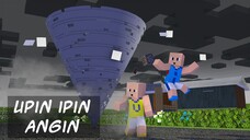 Upin & Ipin Bertemu Puting Beliung! 🌪️ Angin Bahagian 2 (Minecraft Animation)