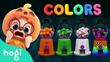Learn Colors with Colorful Monster Candy Shop | Halloween Colors | nursery rhymes