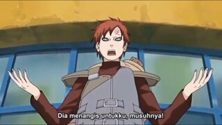 Semua Shinobi terdiam mendengar pidato Gaara