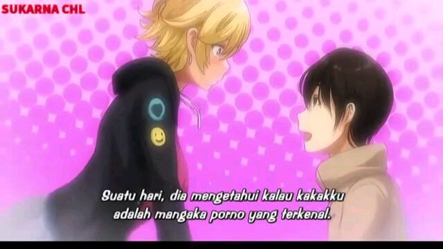 Hoshino mampir kerumah Yuu untuk jadi asisten nya Reika (Heart Mark Oome) Episode 2