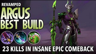 New Revamped Argus Best Build this 2021 | Argus Revamp Gameplay And Build - Mobile Legends Bang Bang