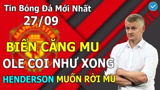 Tin Bóng Đá MU 27/9: MU Có Biến Lớn Trên Băng Ghế Huấn Luyện, Henderson Muốn Rời MU