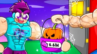 Trick or Treating In Arm Wrestle Simulator is OP!