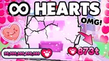 OMG! 😲💝 *INFINITE* HEARTS GLITCH In VALENTINES Pet Simulator X EVENT! 💖