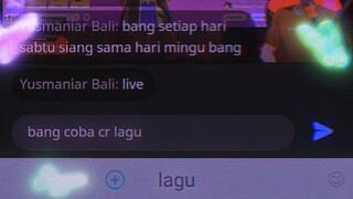 lagi nonton vidio live nya kurari😊