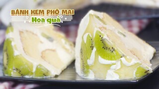Cách Làm Bánh Kem Phô Mai Hoa Quả Thơm Ngon Đẹp Mắt | Feedy Món Ăn Non
