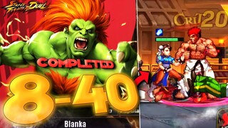 BEYOND BROKEN TEAM!! HOW TO BEAT STAGE 8-40!!! + crazy luck S+ summons (Street Fighter Duel)