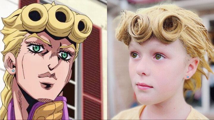 "Jo Jo's Bizarre Adventure 5 Golden Wind" Giorno Giovanna (Fluffy) hairstyle unlocked
