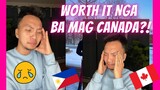 IS IT WORTH IT TO MOVE TO CANADA? | PINOY SA CANADA