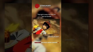 She is just too fast for him to handle #anime #shorts #animeedits #animememes