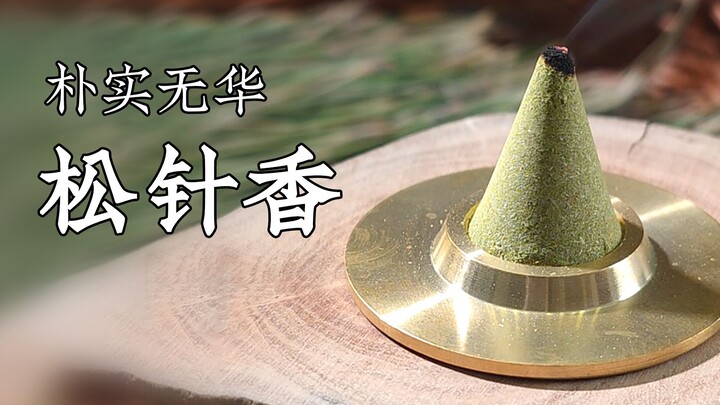 ทำธูปเข็มสนสุดเรียบง่ายจากเข็มสนเก็บข้างทาง