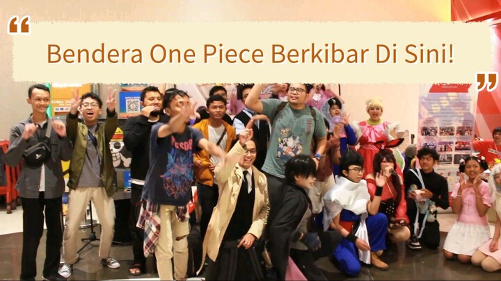 Bendera One Piece Bebas Berkibar di Event Banzai Oishiwa Matsuri!
