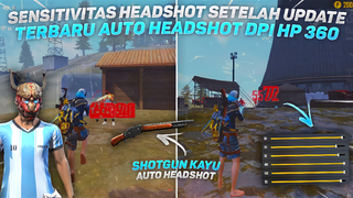 SENSITIVITAS HEADSHOT FREEFIRE❗TERBARU SETELAH UPDATE || BURUAN COBA SEKARANG !!