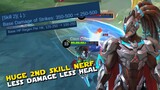 REVAMPED ALPHA IS NOW WEAKER THAN CURRENT ALPHA! HUGE 2ND SKILL NERF LESS HEAL AND DAMAGE | MLBB