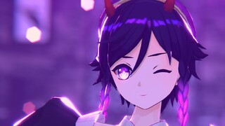 [Genshin Impact MMD/Wendy] This is a secret between the two of us❤//ゾﾝビ