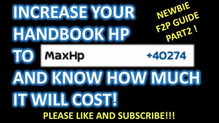 INCREASE YOUR HANDBOOK HP TO 40K WITH THIS F2P GUIDE