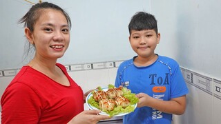 Tận dụng cơm nguội làm món ăn vặt cực ngon cho các bé