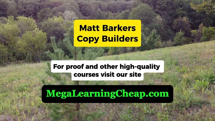 Matt Barkers – Copy Builders