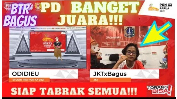 PD BANGET JUARA !!! BTR BAGUS PUBG DKI JAKARTA SIAP TABRAK SIAPA SAJA!! PRA PON XX PAPUA 2021