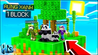 H3 Khám Phá Rừng Xanh Amazon Cùng NoobTeam *Thử Thách SINH TỒN TRÊN 1 BLOCK | tập 4 - OneBlock