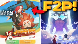 GLOBAL LAUNCH BANNER`S, RATES & PITTY!!! Is the game F2P friendly! (AFK: Journey)