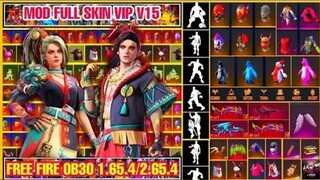 HƯỚNG DẪN MOD SKIN FREE FIRE OB30 V15 VIP  - MOD SKIN QUẦN ÁO ,  MOD SKIN SÚNG , PET , BOM KEO🇻🇳