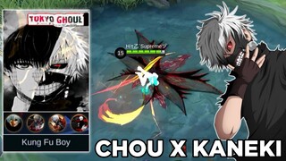 CHOU SKIN AS KANEKI TOKYO GHOUL SCRIPT | ABC FOLDER - MOBILE LEGENDS