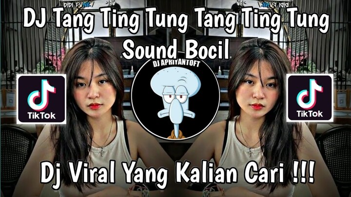 DJ TANG TING TUNG | SOUND BOCIL TANG TING TUNG TANG TING TUNG VIRAL TIK TOK TERBARU 2024 !