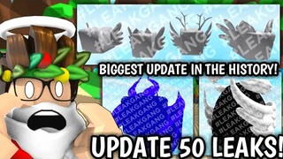 🚨BIGGEST UPDATE!!😱UPDATE 50 LEAKS!(NEW PETS & HATS)🎉ROBLOX BUBBLEGUM SIMULATOR!!