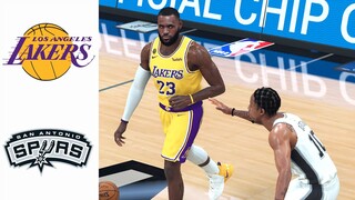 LAKERS at SPURS | FULL GAME HIGHLIGHTS | JANUARY 1, 2021 | NBA 2K21 Next Gen Mod