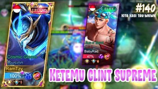 GUSION RAM SW VS CLINT SUPREME NO. 4, WHO WINS ? | GUSION GAMEPLAY #140 | MOBILE LEGENDS BANG BANG